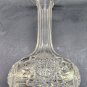 ABP cut glass vase antique fluted neck Adm