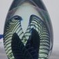 Art glass paperweight signed Eicholt