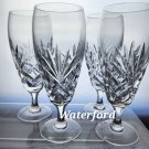 Signed Waterford crystal Merano ice tea beverage glass 4 piece