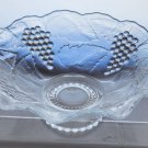 L E Smith Glass grape bowl