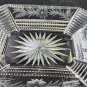 Tuthill hand cut glass tectangle dish
