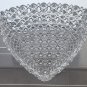 ABP bowl triangle Russian hand cut glass flashy tg125