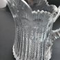 American Brilliant Period Cut Glass pitcher Zipper Antique
