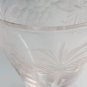 Westmoreland Glass Antique cut & engraved glass goblet Rose