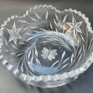 ABP crystal bowl hand cut glass mouth blown Ideal