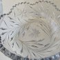 ABP crystal bowl hand cut glass mouth blown Ideal