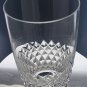 6 piece Cross cut pattern Hand cut Crystal juice glass