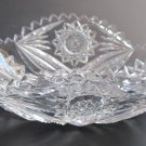 Signed Fry bonbon American Brilliant Period Cut Glass  Antique