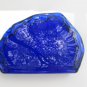 L.E Smith Glass Blue iceberg paperweight