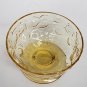 8 piece Bryce El Rancho glass champagne/ tall sherbet amber glass