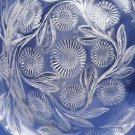 ABP CUT GLASS rolled over BOWL Antique Bishops hat