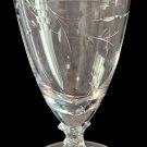 Signed Fostoria beverage glass Nosegay pattern Hand cut Crystal