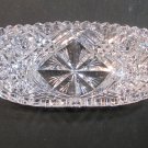 ABP Crystal Cut Glass signed Libbey oval dish