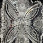 American  Brilliant Period Cut Glass crimped bread tray Antique