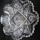American Brilliant Period Cut Glass dish Antique
