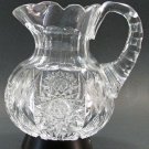 Pitcher American Brilliant Period Cut Glass Antique