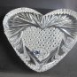 Hand Cut 24% lead crystal heart Paperweight signed Peter ORourke