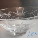 Cut Glass bowl Lenox USA crystal Hand cut