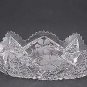 American Brilliant Period Cut Glass oblong bowl, Antique