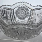 ABP cut glass signed Fry bowl American brilliant period 1886 -1915 bob63