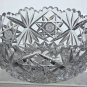 ABP cut glass blown blank Hawkes bowl American brilliant period 1886 -1915 bob62