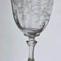 Fostoria Navarra goblet glass, Crystal Made in USA Pair