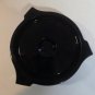 Black glass ashtray 3 slot