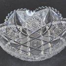 ABP cut glass signed Hawkes bowl American bob22