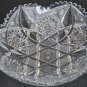 ABP cut glass signed Hawkes bowl American bob22