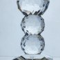 Swarovski crystal candle stick signed