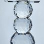 Swarovski crystal candle stick signed