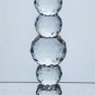 Swarovski crystal candle stick signed