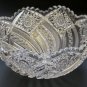 ABP cut glass bowl American Brilliant comet variation tg