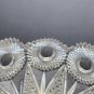 Meriden Theodora cut glass bowl 9" Repaired