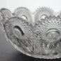 Meriden Theodora cut glass bowl 9" Repaired