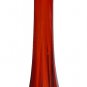 Viking vintage red Glass swung 20" vase