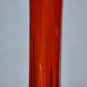 Viking vintage red Glass swung 20" vase