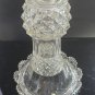3 part Cut glass vase antique