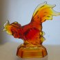 L.E SMITH fighting ruster glass bird