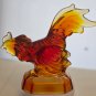 L.E SMITH fighting ruster glass bird