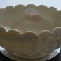 Westmoreland milk Glass paneled grape Mother of pearl bowl