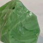 L.E Smith Glass Jadeite paperweight
