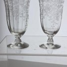 Fostoria Navarra sherry glass, Crystal Made in USA Pair