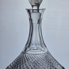 Signed Lenox hand Cut glass Crystal decanter Made in USA