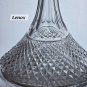 Signed Lenox hand Cut glass Crystal decanter Made in USA