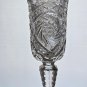 ABP cut glass Luzerne vase antique Olga pattern