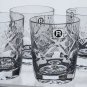 Rogaska Hand Cut glass shot glasses 24% lead crystal.4 pieces