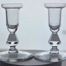 Bryce Aquarius Crystal candle sticks pair