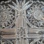 ABP cut glass 2 handled divided dish American brilliant period 1886 -1915 bob58