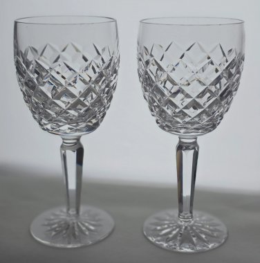 Signed Waterford CUT GLASS Comeragh goblet crystal